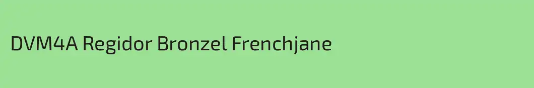 DVM4A Regidor Bronzel Frenchjane